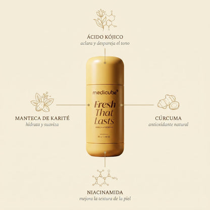 Medicube Fresh That Lasts — Desodorante Ácido Kójico & Cúrcuma