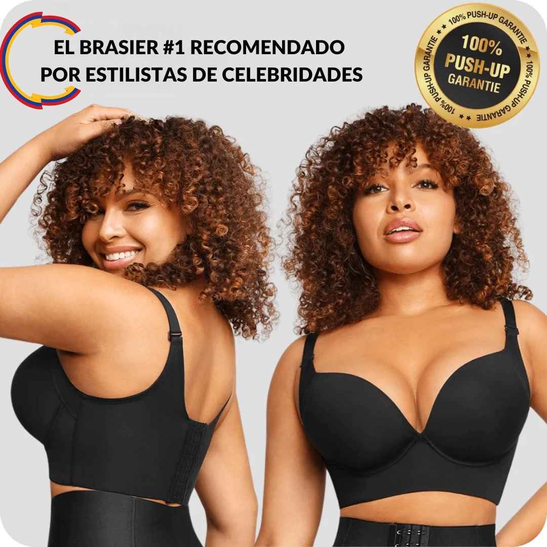 CurvyLift® - Dúo de Brasier levantador (2 unidades) "Escote sexy a pesar de los senos caídos y los rollitos gordos"