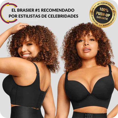 CurvyLift® - Dúo de Brasier levantador (2 unidades) "Escote sexy a pesar de los senos caídos y los rollitos gordos"