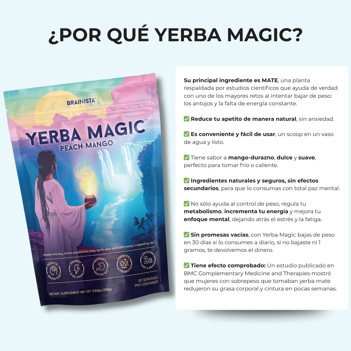 Yerba Magic® - Té instantáneo de Yerba mate en polvo