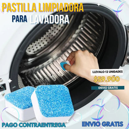 Pastillas mágicas Sterily® Caja x 12 ✨Limpieza profunda de Lavadora