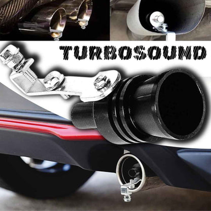 TurboSound™ - Válvula amplificadora de escape para carro/moto | ¡Haz que suene como un deportivo!