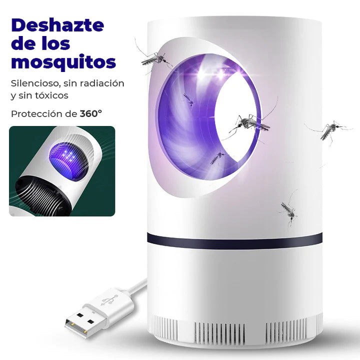 Lampara LED Anti Mosquitos y Moscas - FlyFree®