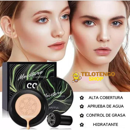 ¡Promo 2 x1! 😍Moisture Cushion™ (ORIGINAL) Oculta tus imperfecciones luciendo natural + Guía de maquillaje GRATIS