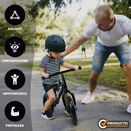 Bicicleta de equilibrio sin pedales para niños