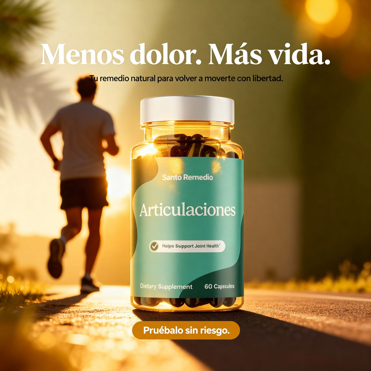 Santo Remedio Articulaciones x 60 caps 💊💊 ¡Compra y recibe 3 ebooks gratis!🎁❤️