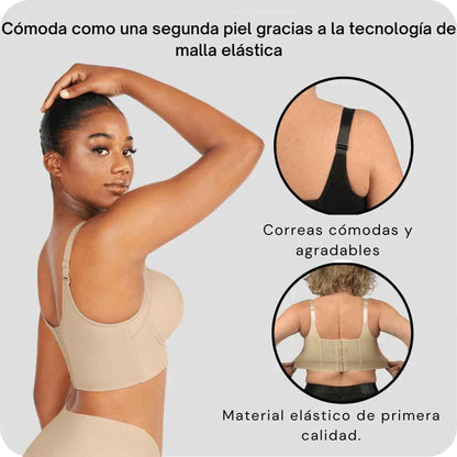 CurvyLift® - Dúo de Brasier levantador (2 unidades) "Escote sexy a pesar de los senos caídos y los rollitos gordos"