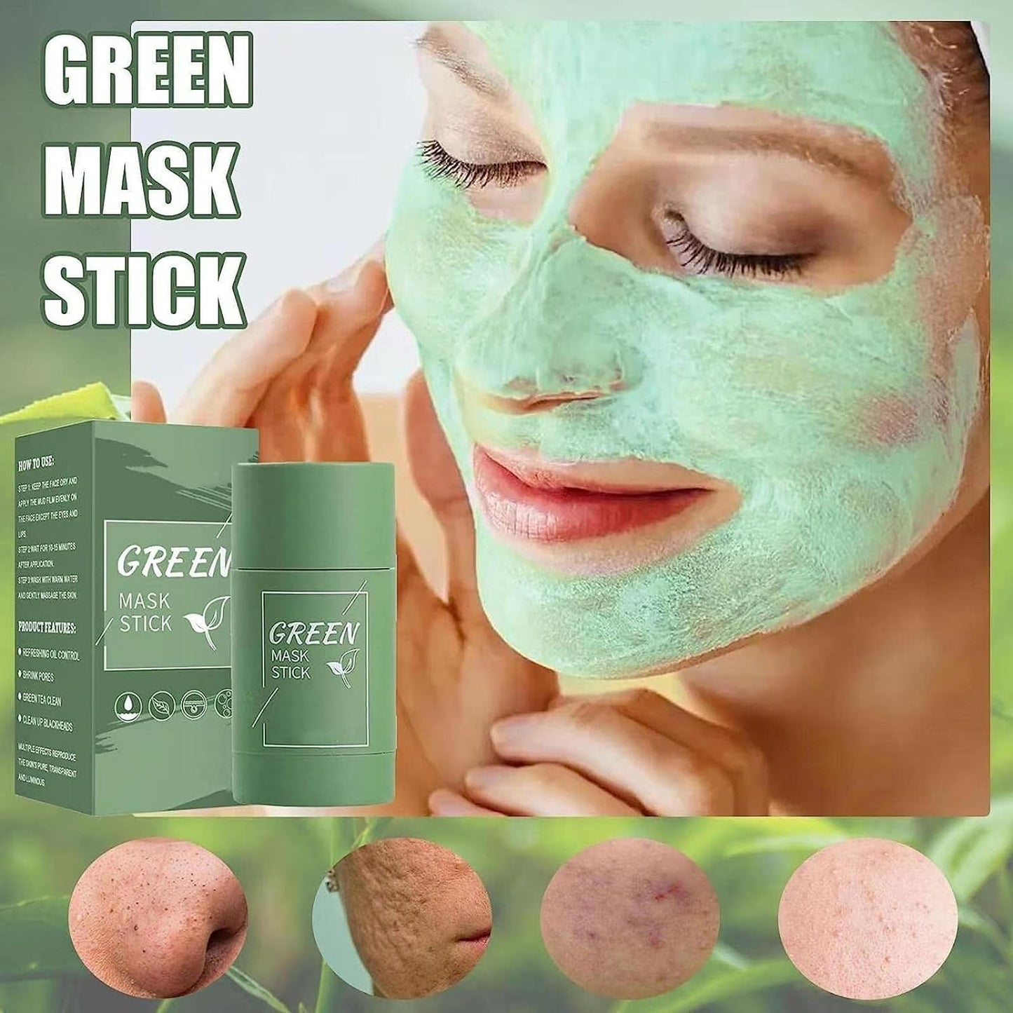 Green Mask™  Mascarilla de té verde para una piel renacida y deslumbrante