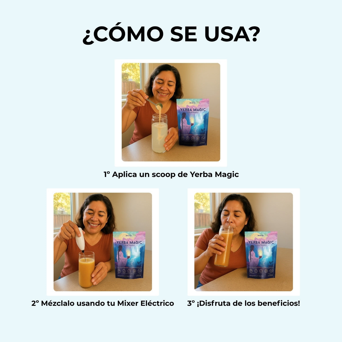Yerba Magic® - Té instantáneo de Yerba mate en polvo
