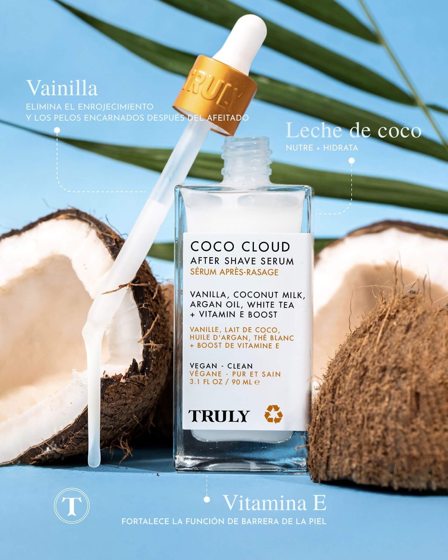 Truly® After Shave Coco Cloud - Aceite premium para la zona íntima