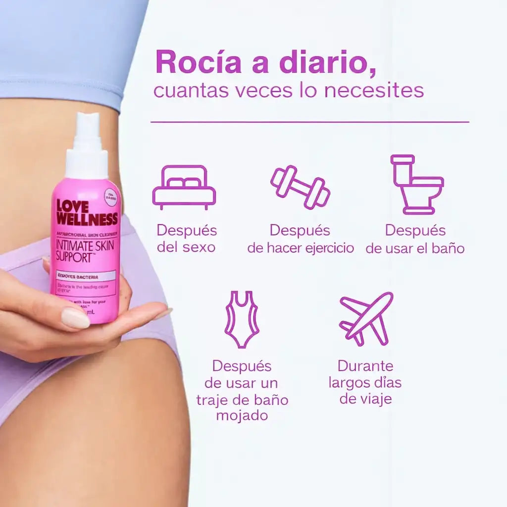 Love Wellness® Spray para el cuidado de la zona íntima