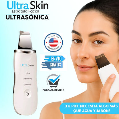 UltraSkin® Espatula Ultrasonica de Limpieza Facial