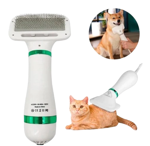 PetGrooming® Cepillo 2 en 1 Secador para Mascotas