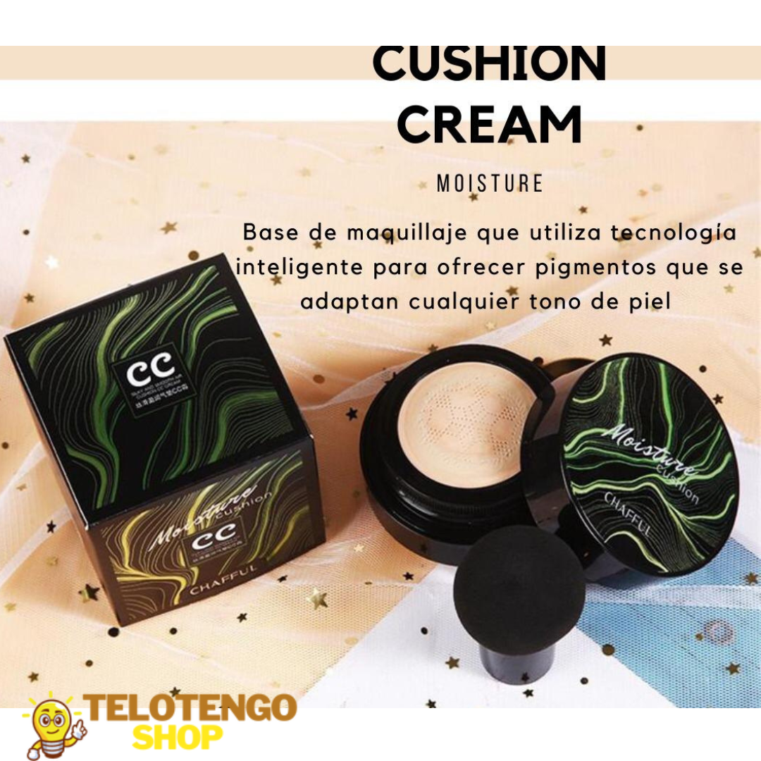 ¡Promo 2 x1! 😍Moisture Cushion™ (ORIGINAL) Oculta tus imperfecciones luciendo natural + Guía de maquillaje GRATIS