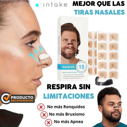 Intake® Kit de bandas nasales magneticas - Mejora tu respiración