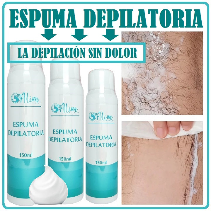 ALIM™️ Espuma Depilatoria Profesional - ¡Adiós cuchillas, adiós ceras, adiós dolor!